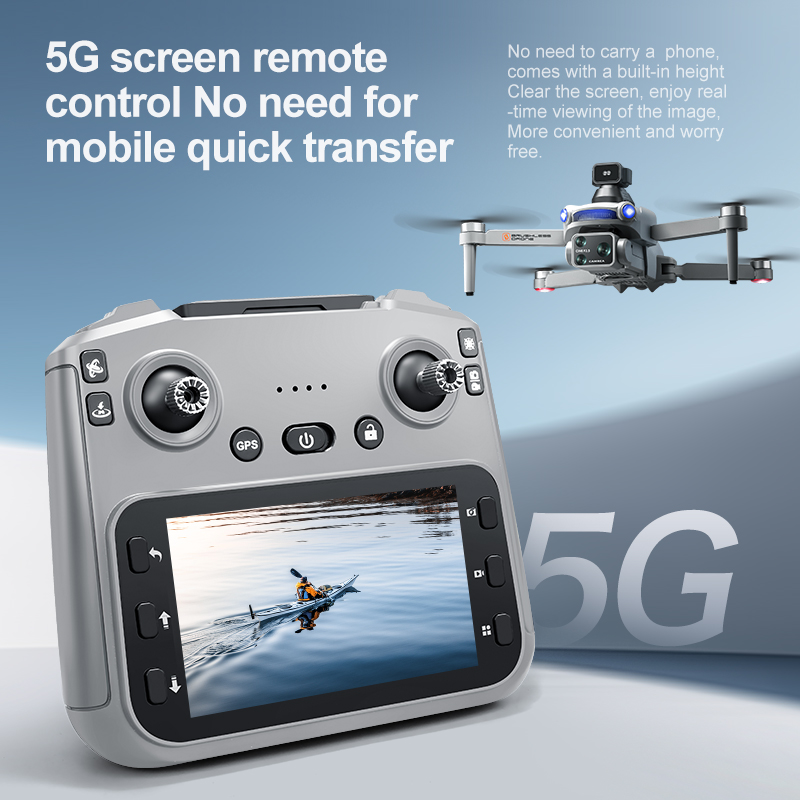 Drone Gps Mount - S119 โดรน GPS ระยะบินไกลพิเศษ พร้อมระบบหลบหลีกสิ่งกีดขวางด้วยออปติคอลโฟลว์ ถ่ายภาพความละเอียดสูงแบบเรียลไทม์ผ่าน