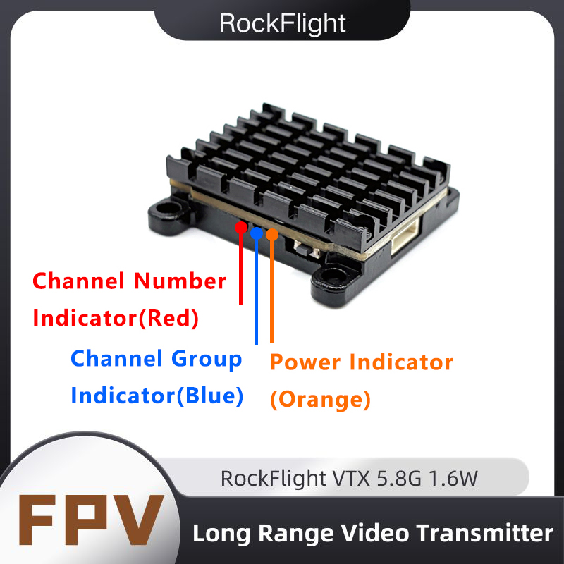 RockFlight TX663 VTX 5.8G 48CH - Drone Frame บทวิจารณ์และราคา