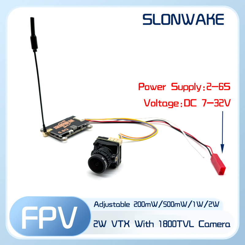 SLONWAKE 5.8G 56CH 2W เครื่องส - Drone Receiver บทวิจารณ์และราคา