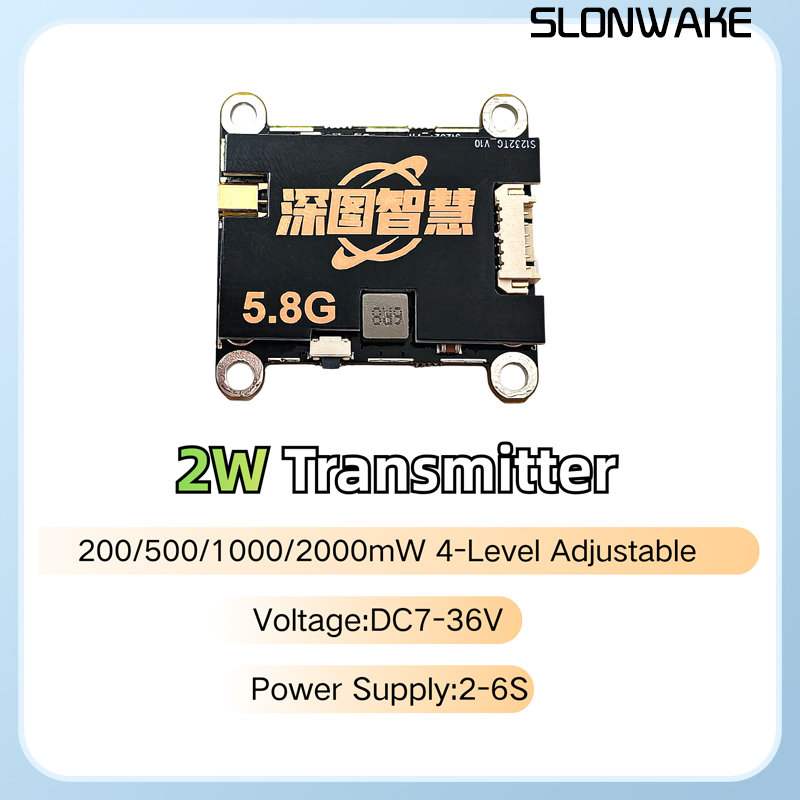 SLONWAKE 5.8G 56CH 2W เครื่องส - Drone Receiver บทวิจารณ์และราคา