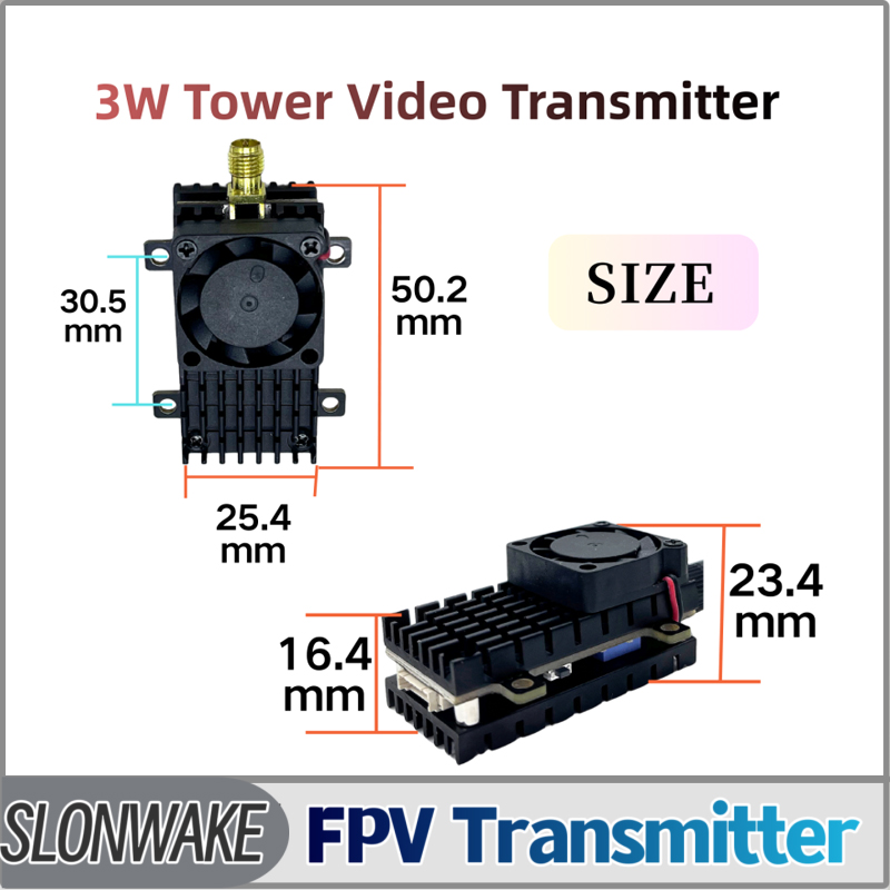 โมดูลส่งสัญญาณวิดีโอ SLONWAKE  - Drone Receiver บทวิจารณ์และราคา